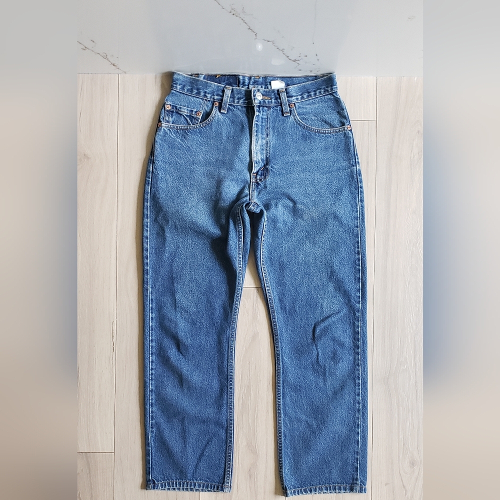 VTG Levis Jeans Mens 30x30 505 Medium Wash Straight Leg 90s Denim Made in Canada